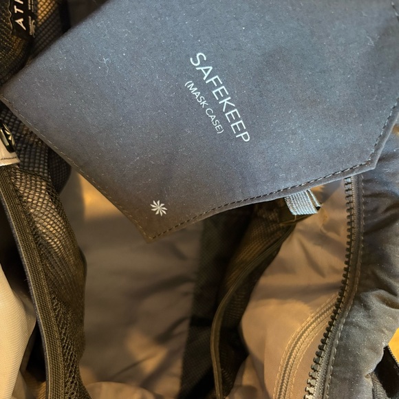 Athleta Kinetic Gym Duffle Bag Travel Weekender Black - Picture 6 of 16